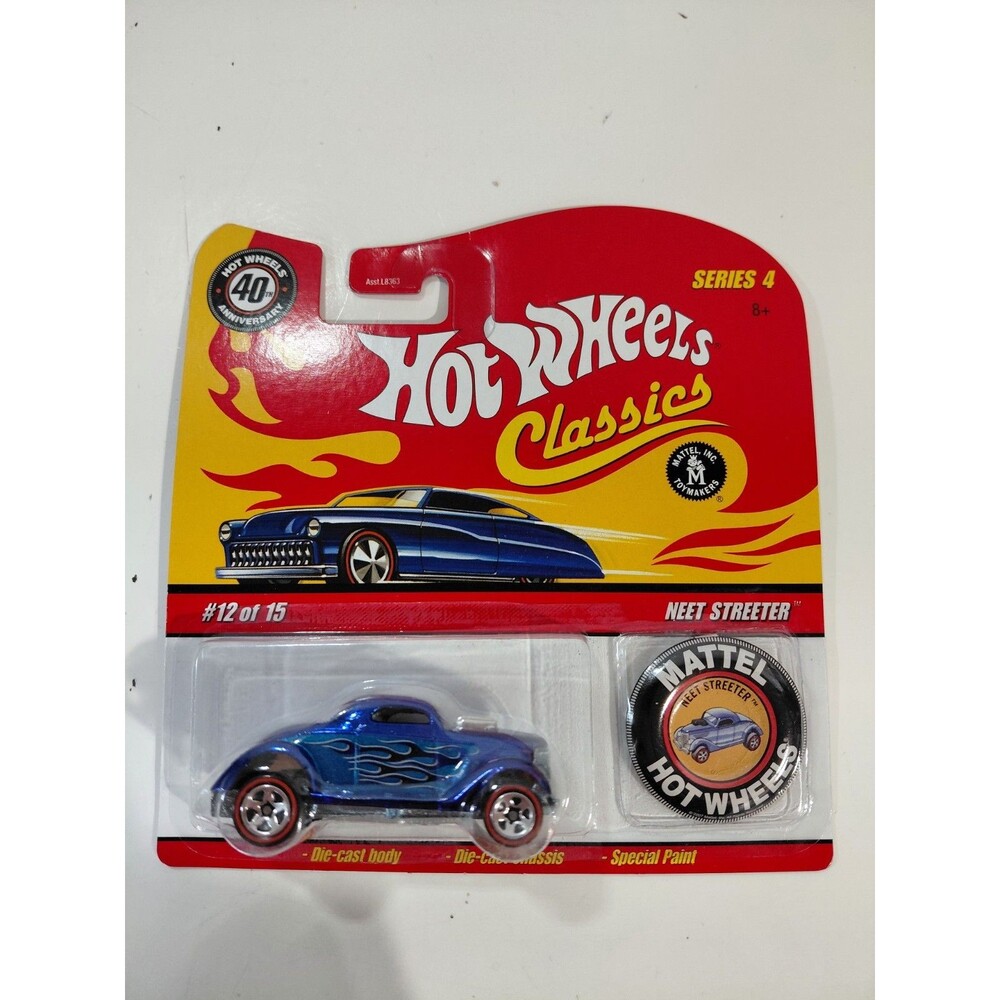 NIP Hot Wheels Classics Series 4 1:64 Die Cast Neet Streeter w/Token